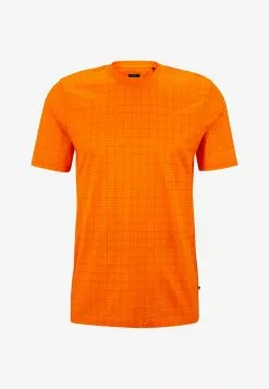 Boss TIBURT - T-Shirt Print - Orange Nineteen