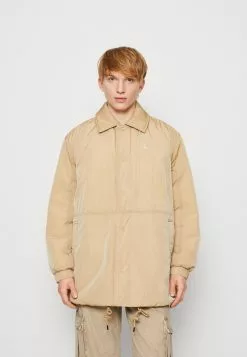 Calvin Klein Jeans ARCHIVAL MONOLOGO COACH JACKET - Parka - Travertine