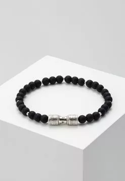 Icon Brand HERRING BEADED BRACELET - Armband - Black