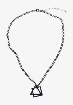 URBAN CLASSICS MERCURY LAYERING - Halskette - Black