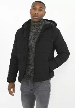 BRAVE SOUL MODERNE MJK-BOBBIE - Winterjacke - Schwarz Meliert