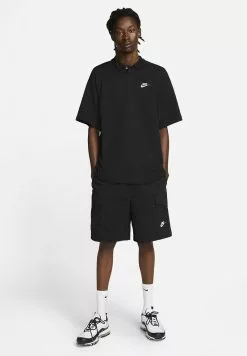 Nike Sportswear CLUB MATCHUP - Poloshirt - Black/white