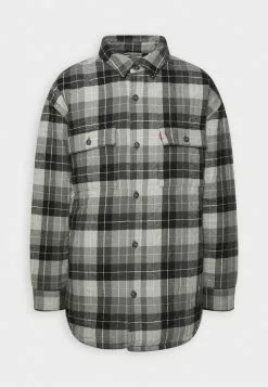 Levi's® BERNAL HEIGHTS OVERSHIRT UNISEX - Kurzmantel - Bright White