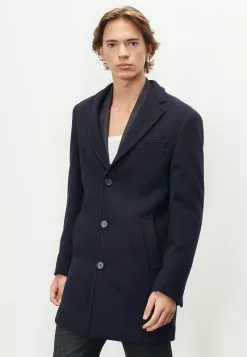 AC&CO / ALTINYILDIZ CLASSICS STANDARD FIT PLAIN - Klassischer Mantel - Indigo