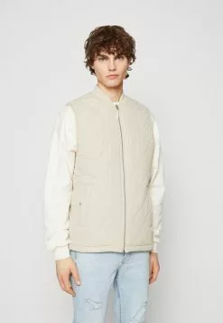 Jack & Jones JJKEEN LINER BODYWARMER - Weste - Beige