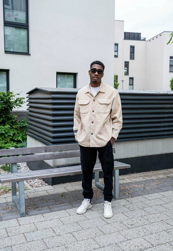 Tommy Hilfiger LIGHTWEIGHT OVERSHIRT - Übergangsjacke - Feather White – Bild 6