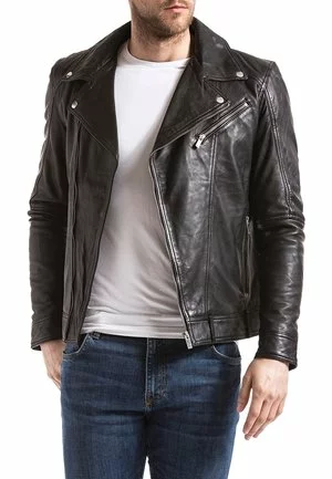LE TEMPS DES CERISES LAMBERT - Lederjacke - Black – Bild 6