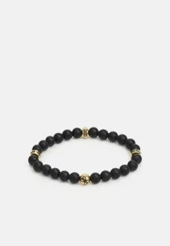 Guess ICON - Armband - Yellow Gold-coloured/black