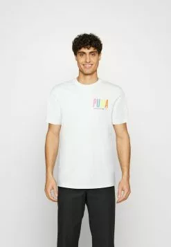 Puma GRAPHIC - T-Shirt Print - White