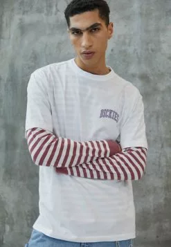 Dickies AITKIN CHEST TEE - T-Shirt Print - White