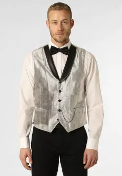 CG – Club Of Gents PADDY - Anzugweste - Silber